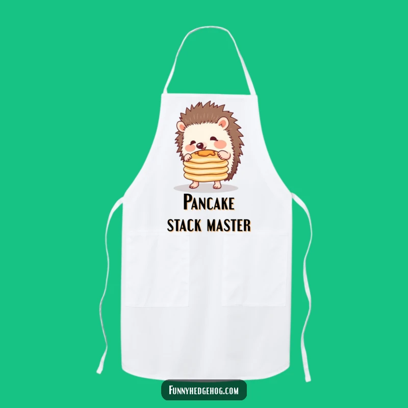 Funny Hedgehog Pancake Apron - Kitchen Humor for Aspiring Chefs