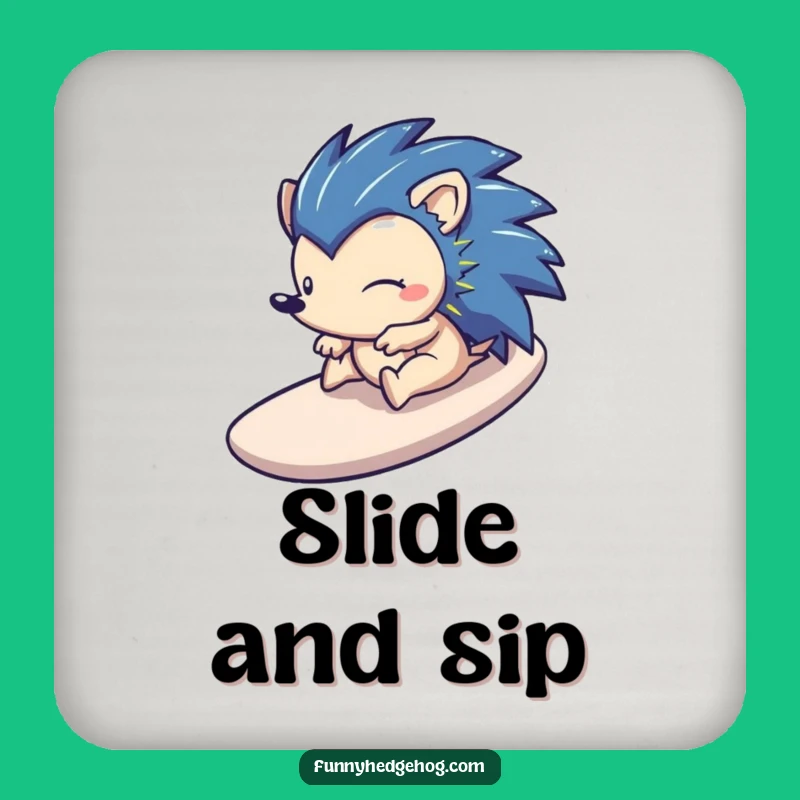 Funny Hedgehog Slide Coaster - Protect Surfaces with Thrilling Charm