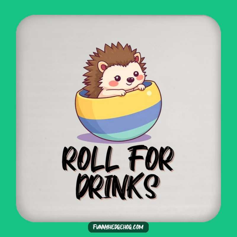 Funny Rolling Hedgehog Coaster, Protect Surfaces With Play