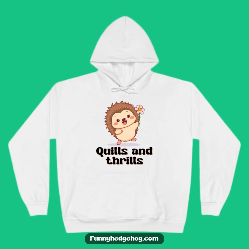 Funny Cozy Hedgehog Hoodie: Warm & Cheerful Hop-Along Apparel