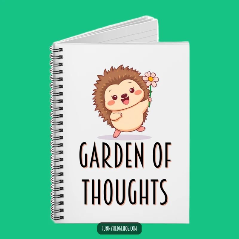 Funny Hedgehog Notebook: Jot Down Joyful Thoughts with Playful Charm